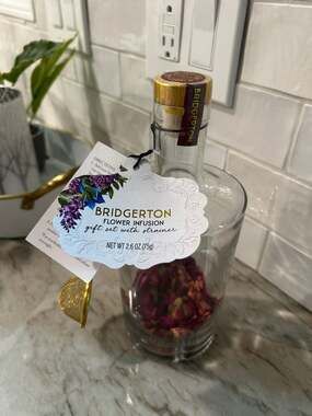 Bridgerton Rose Petal Cocktail Infusion Kit with Strainer